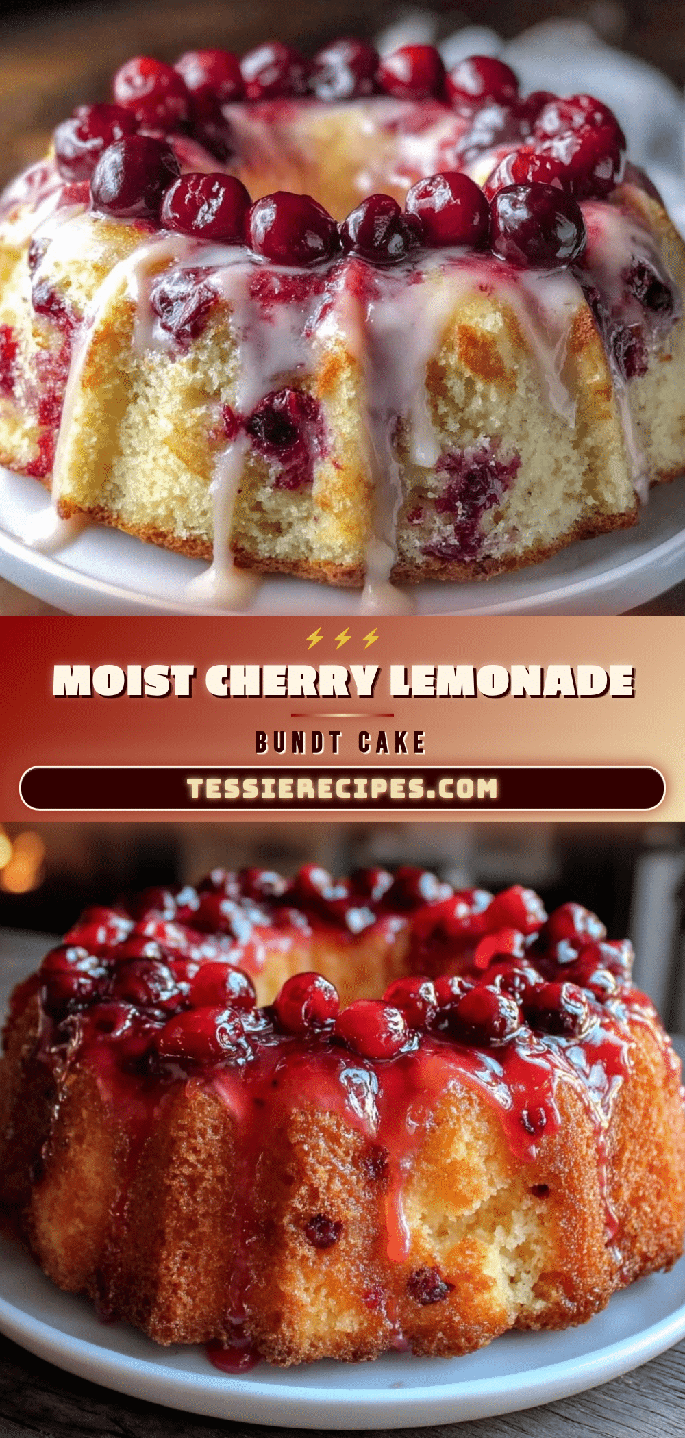 moist cherry lemonade bundt cake recipe