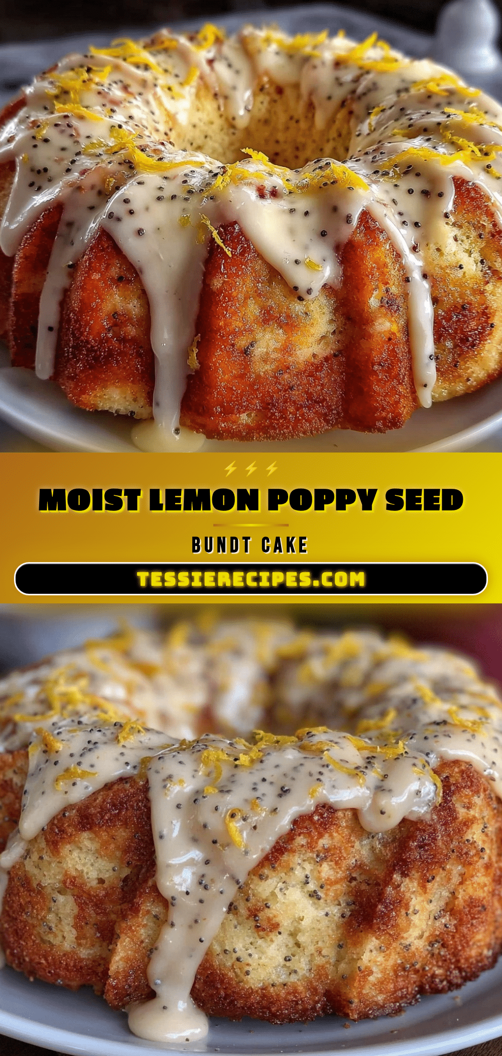 moist lemon poppy seed bundt cake recipe