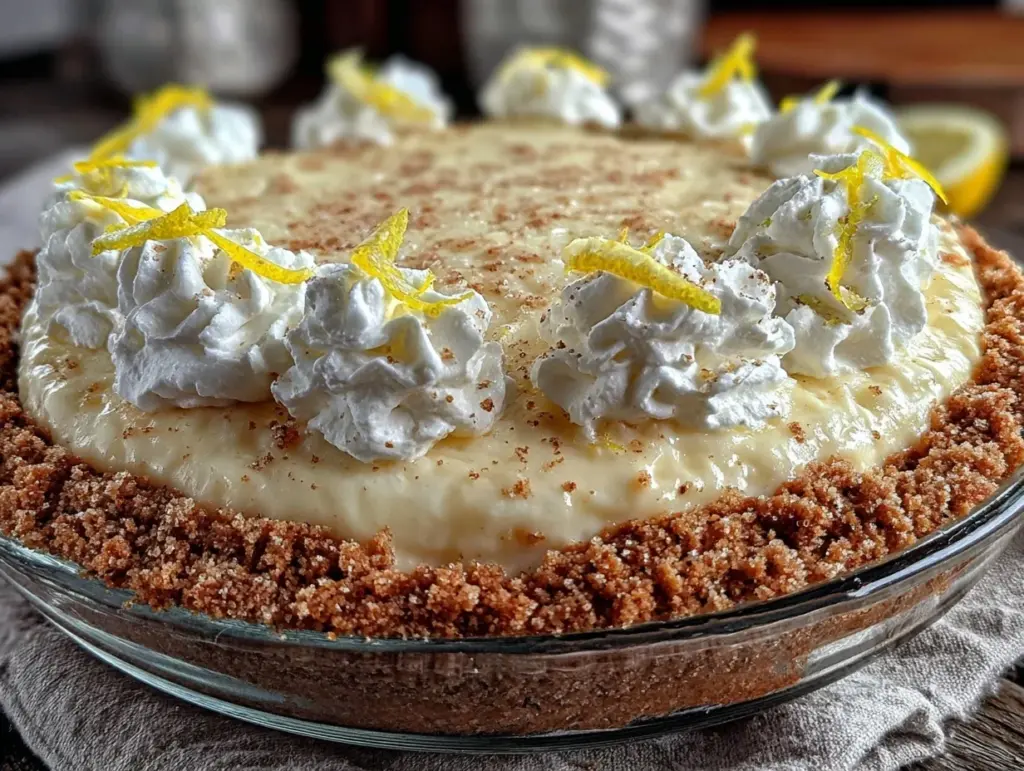 no bake lemon icebox pie - featured image