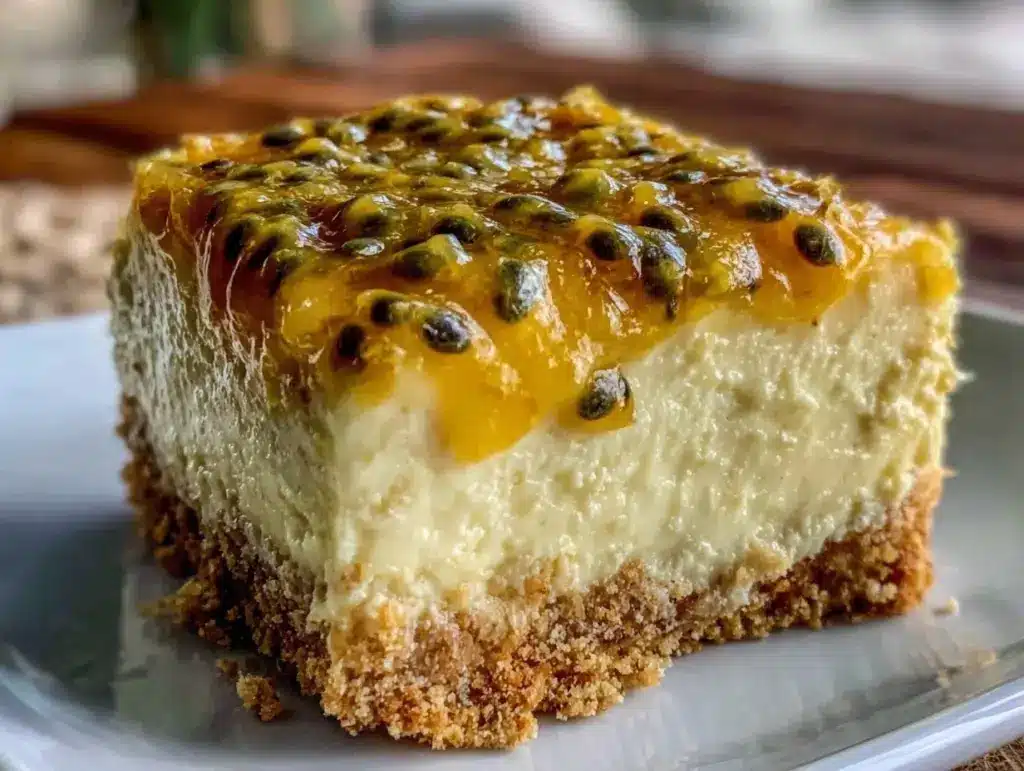 no bake mango cheesecake - featured image