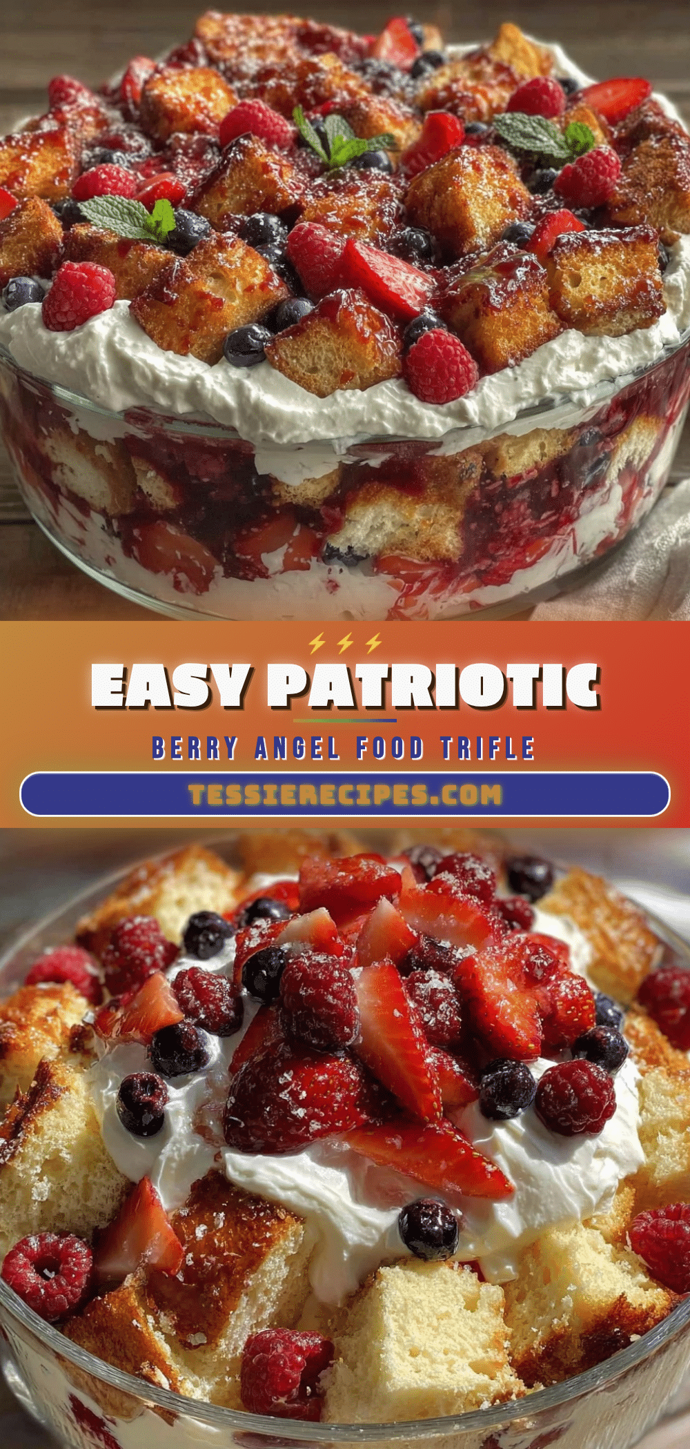patriotic berry angel food trifle recipe