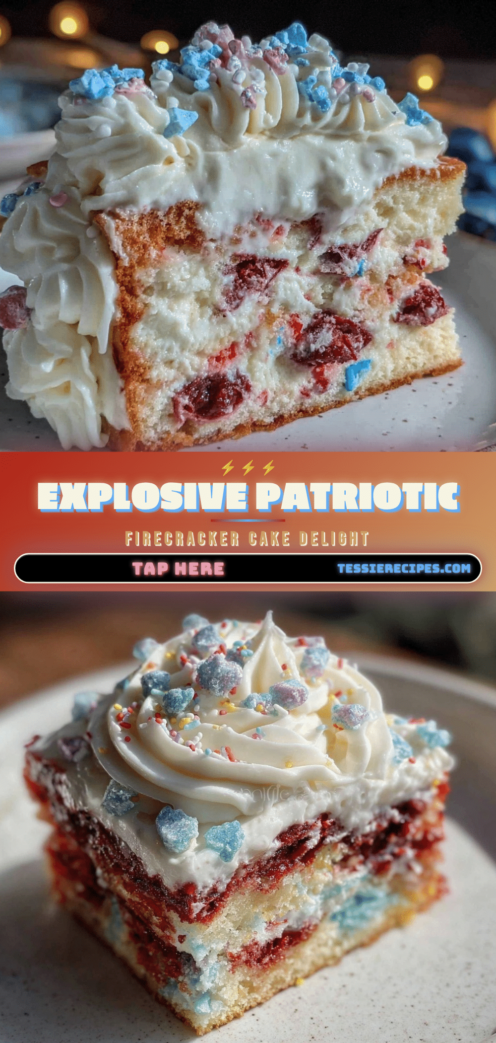 patriotic firecracker cake recipe