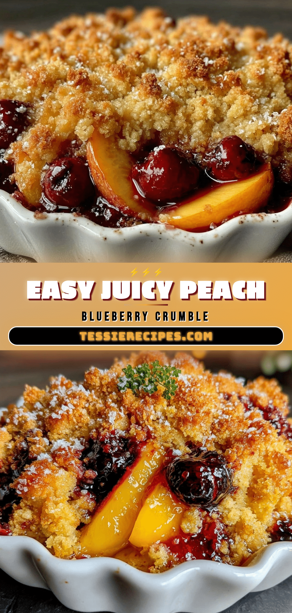 peach blueberry crumble recipe recipe