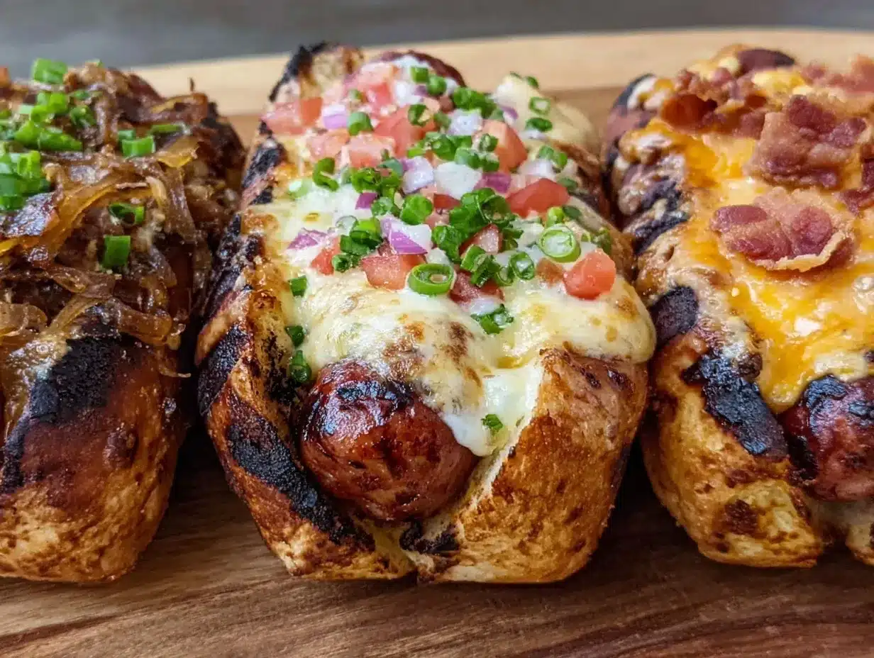 perfect grilled hot dog bar preparation steps