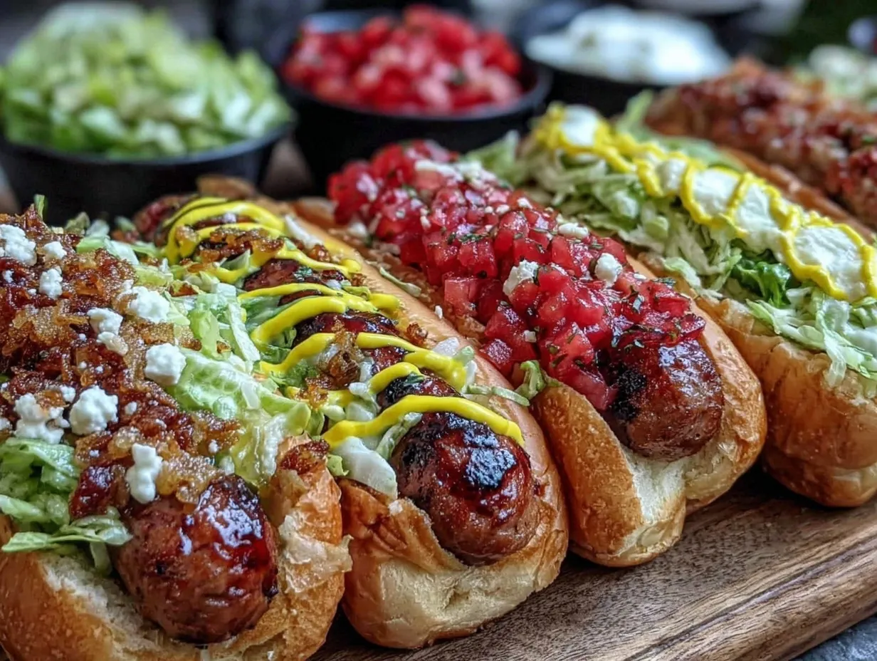 perfect hot dog bar preparation steps