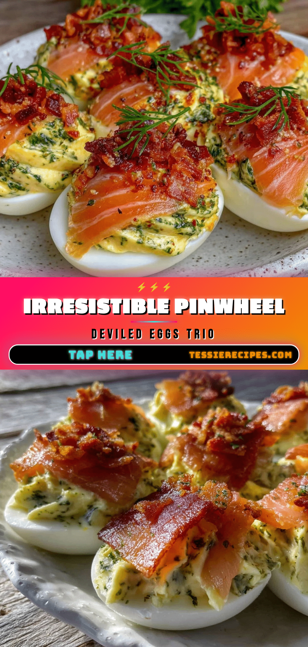 pinwheel deviled eggs recipe
