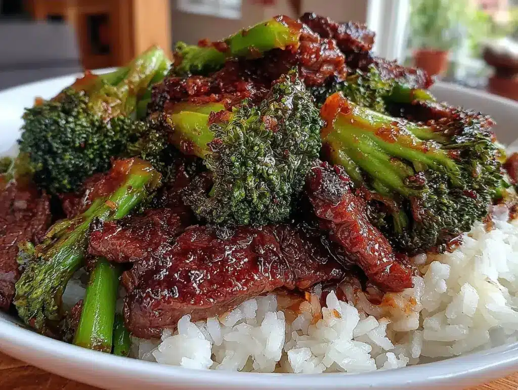 quick beef and broccoli stir fry - featured image