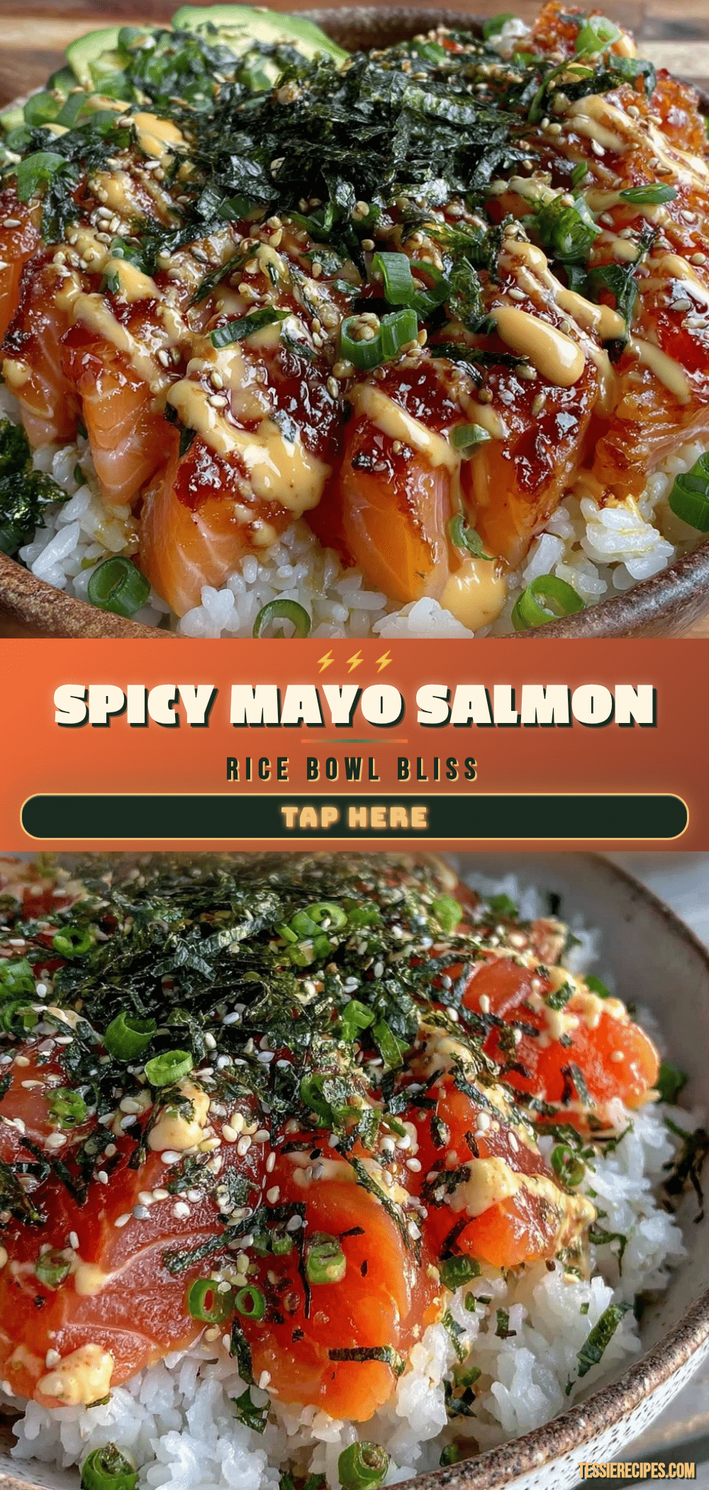 salmon rice bowl recipe