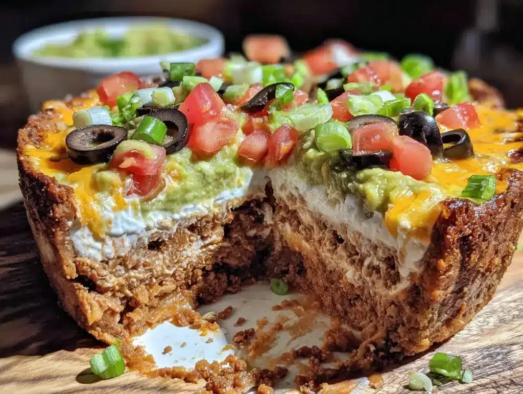 seven layer taco dip - featured image