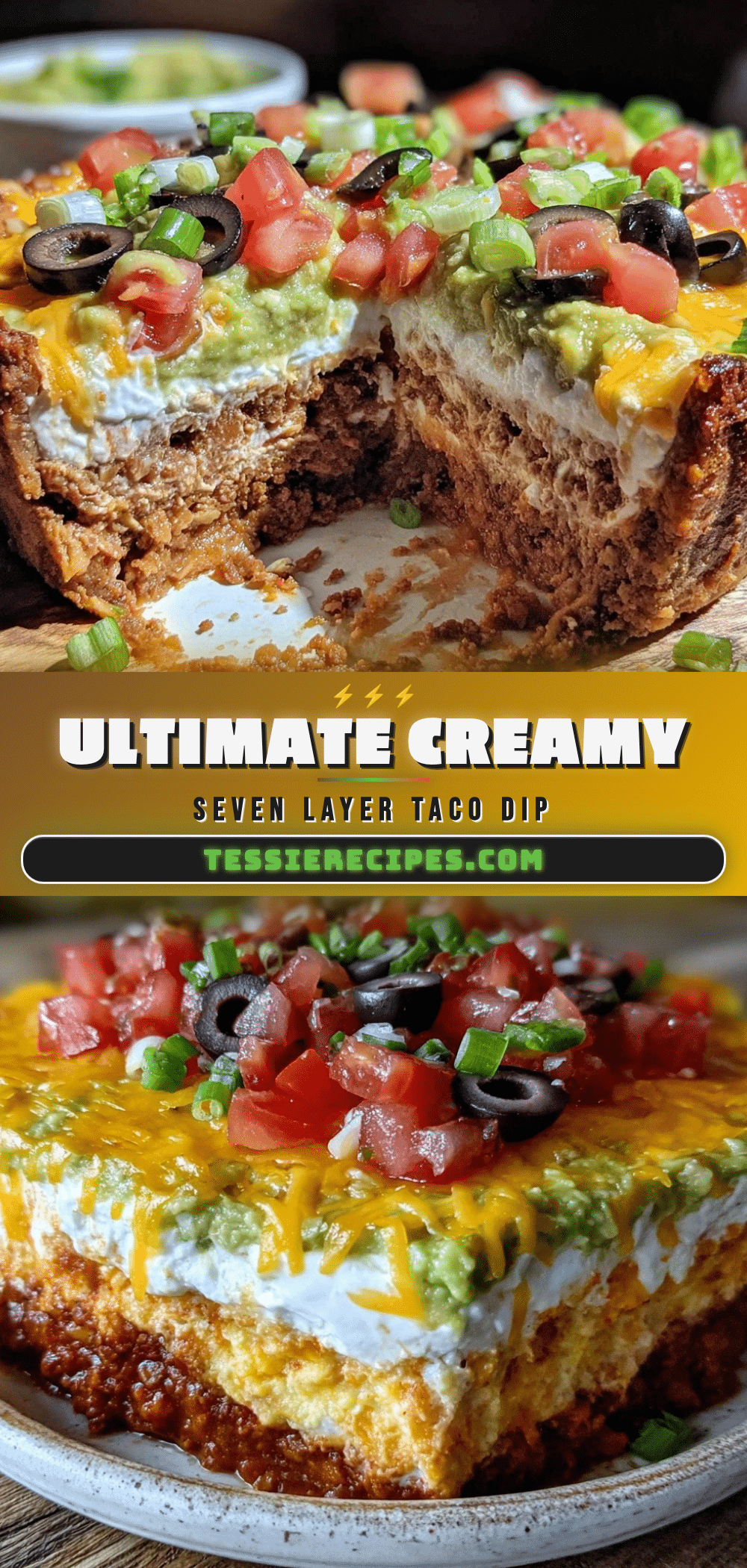 seven layer taco dip recipe