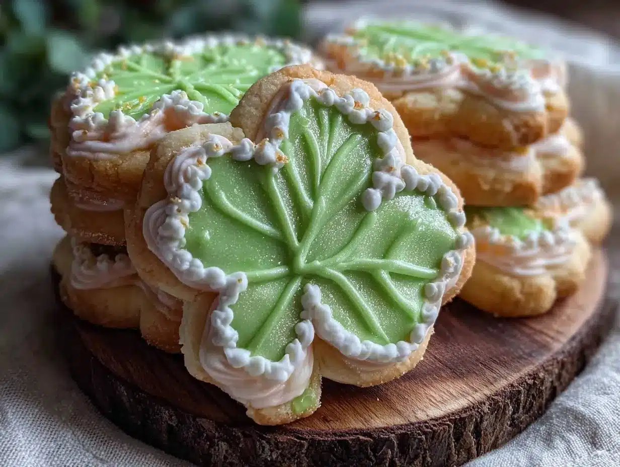 shamrock sugar cookies preparation steps