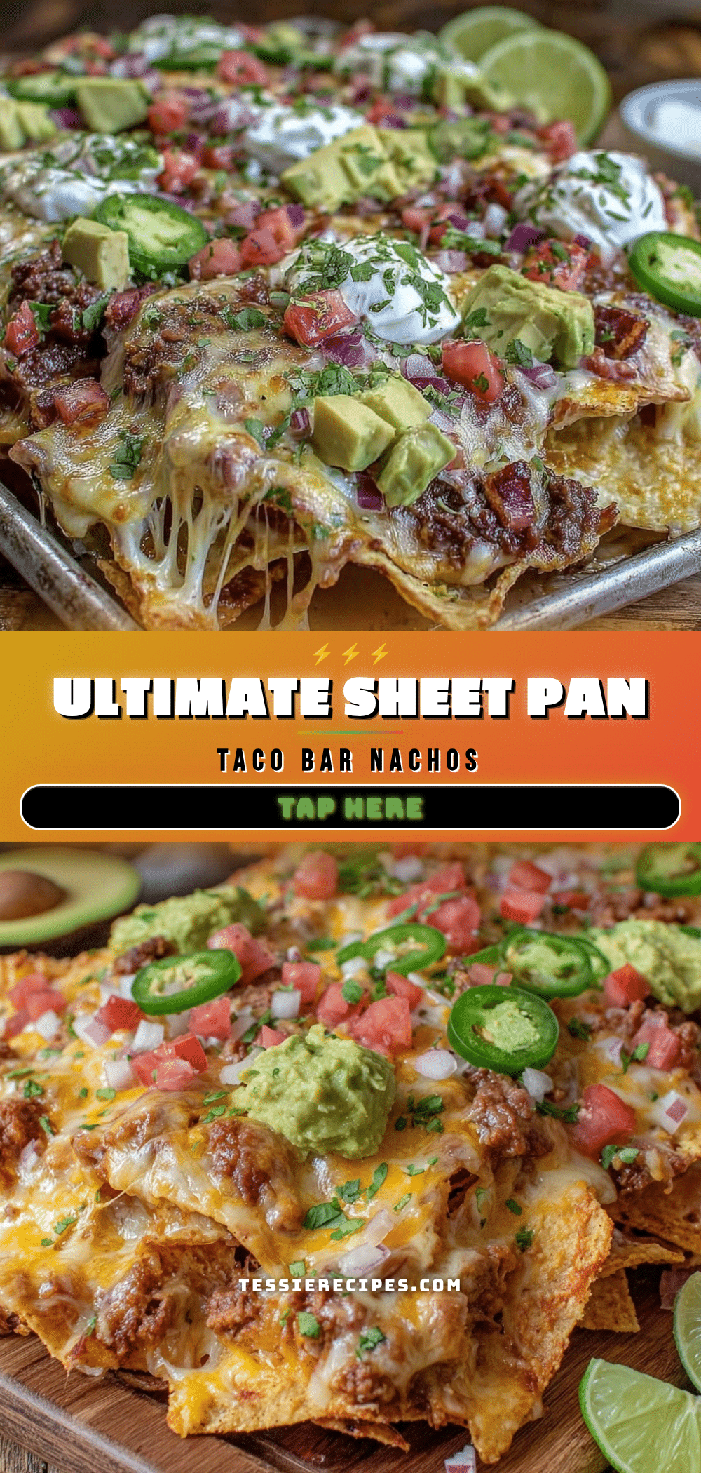 sheet pan taco bar nachos recipe