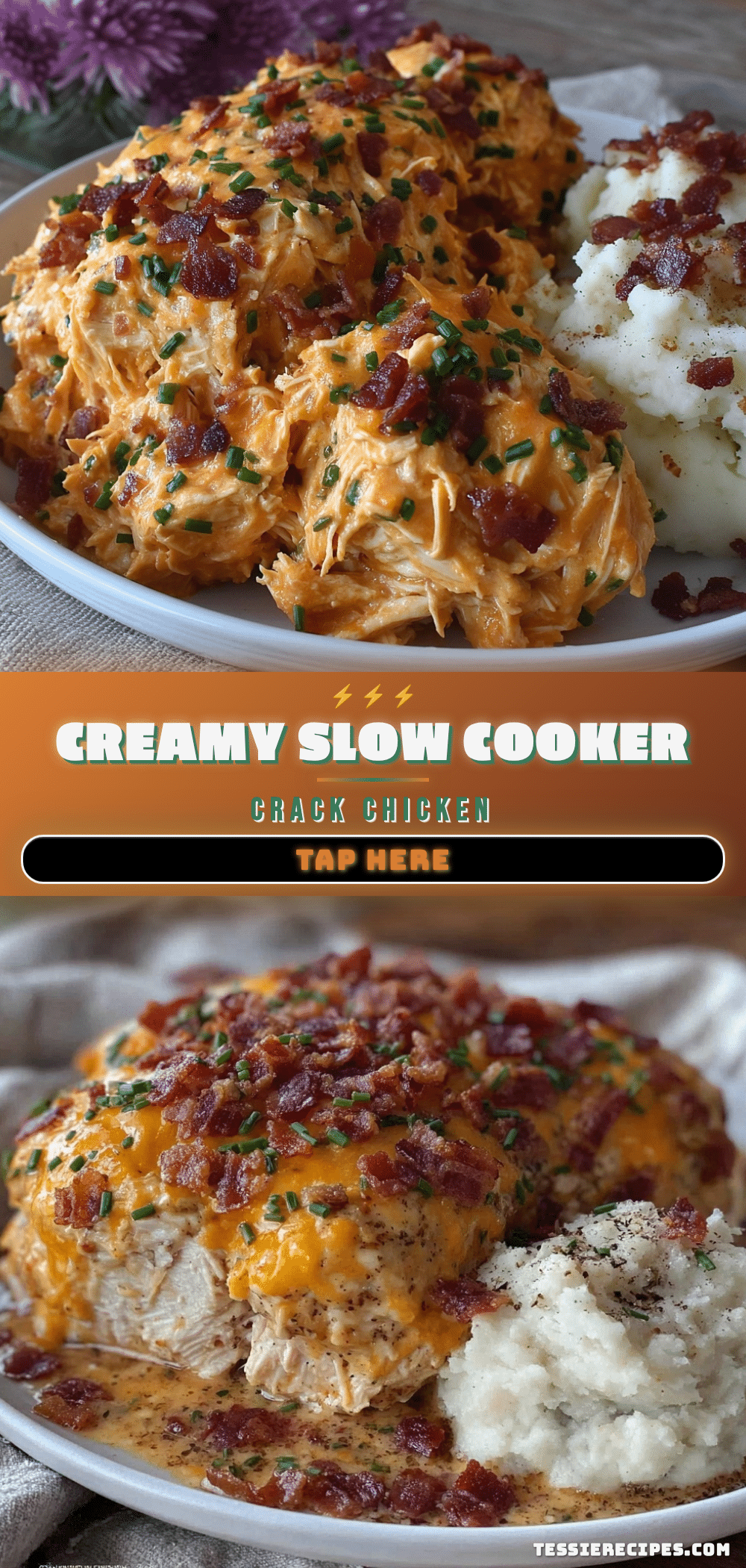 slow cooker crack chicken recipe