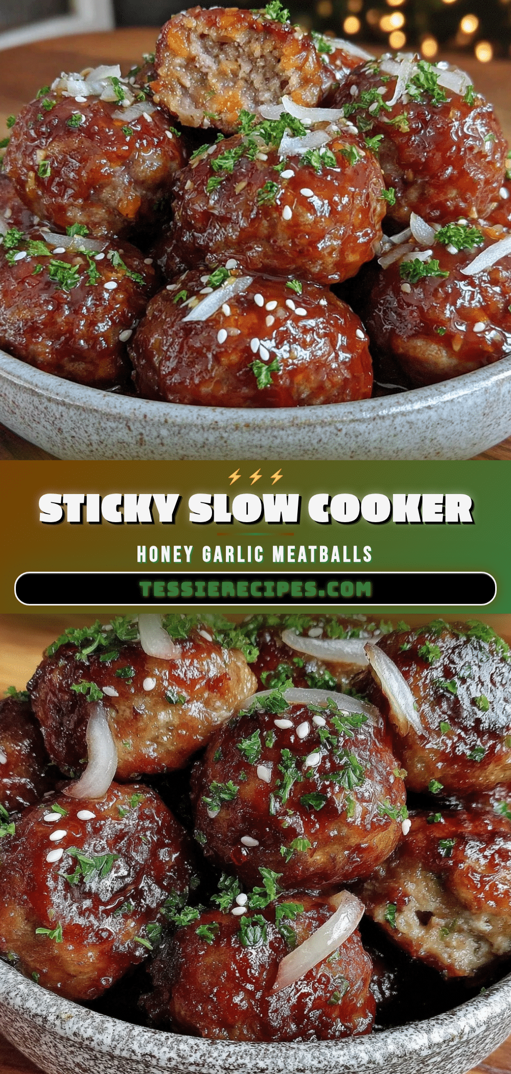 slow cooker honey garlic meatballs recipe