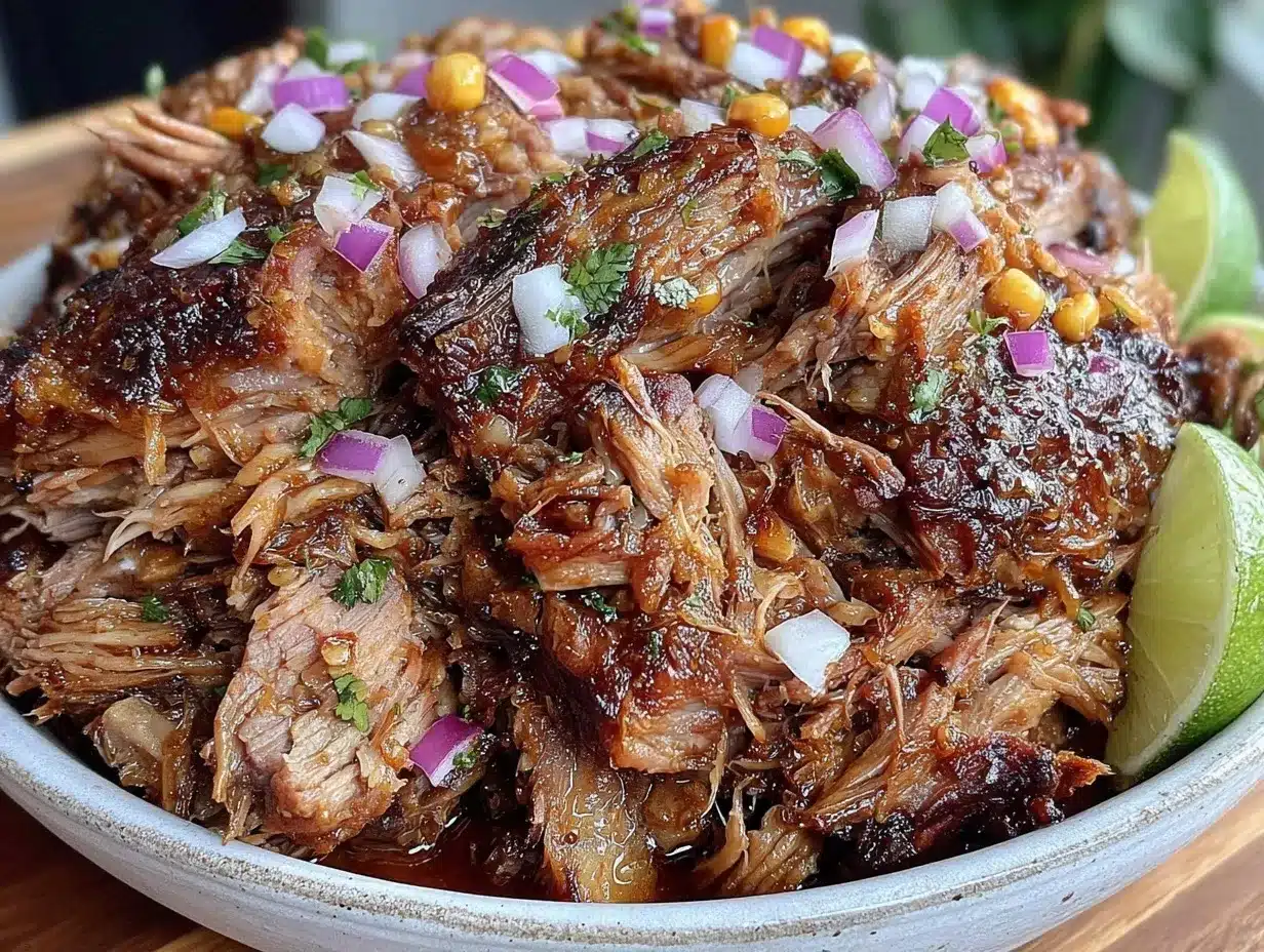 slow cooker pulled pork carnitas preparation steps
