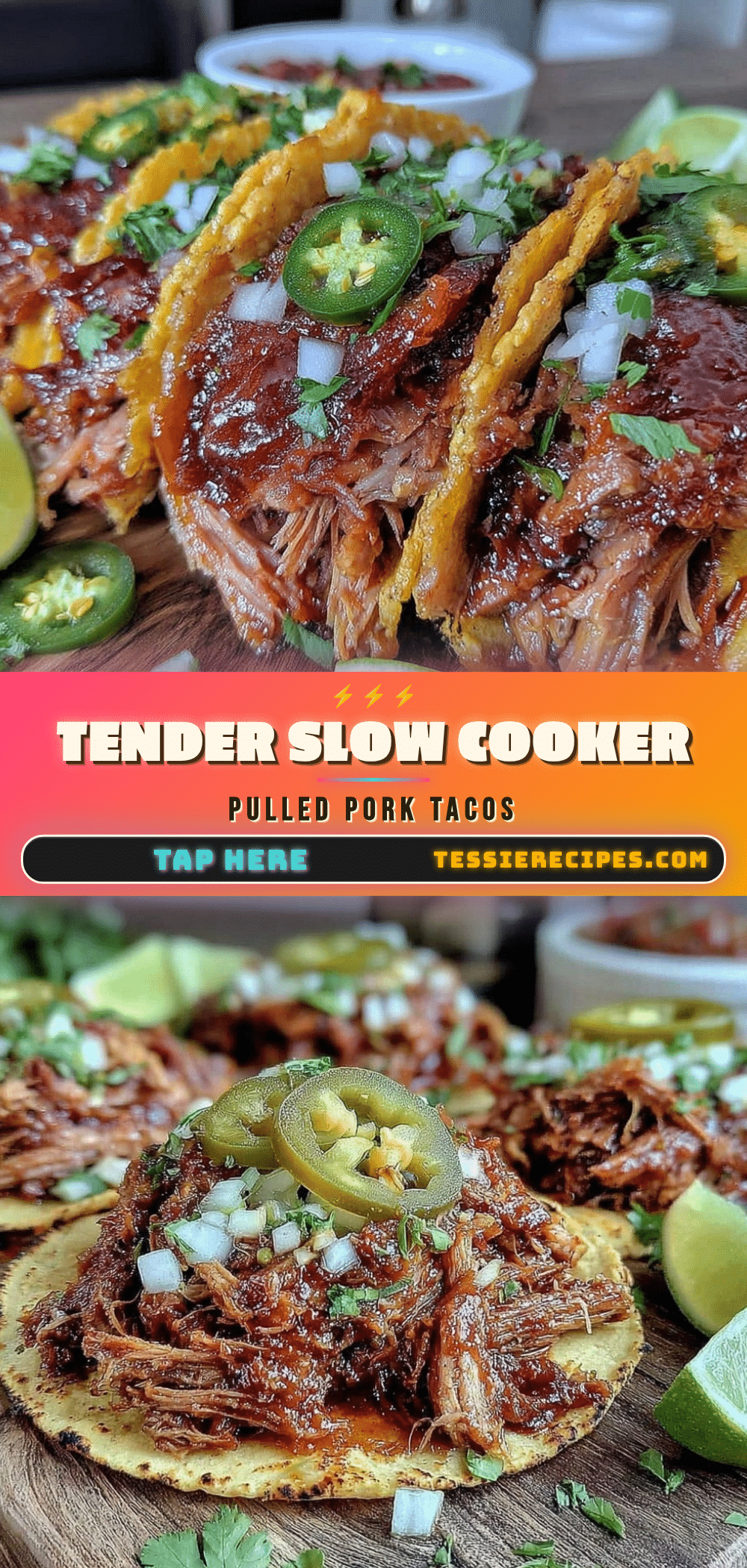 slow cooker pulled pork tacos recipe