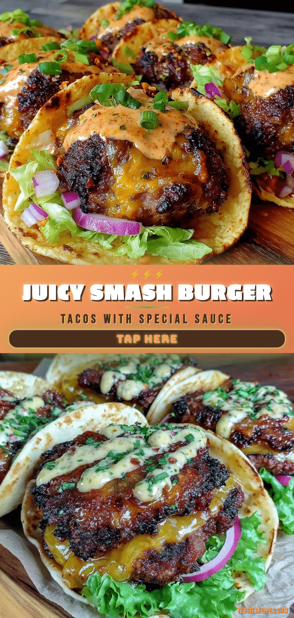 smash burger tacos recipe