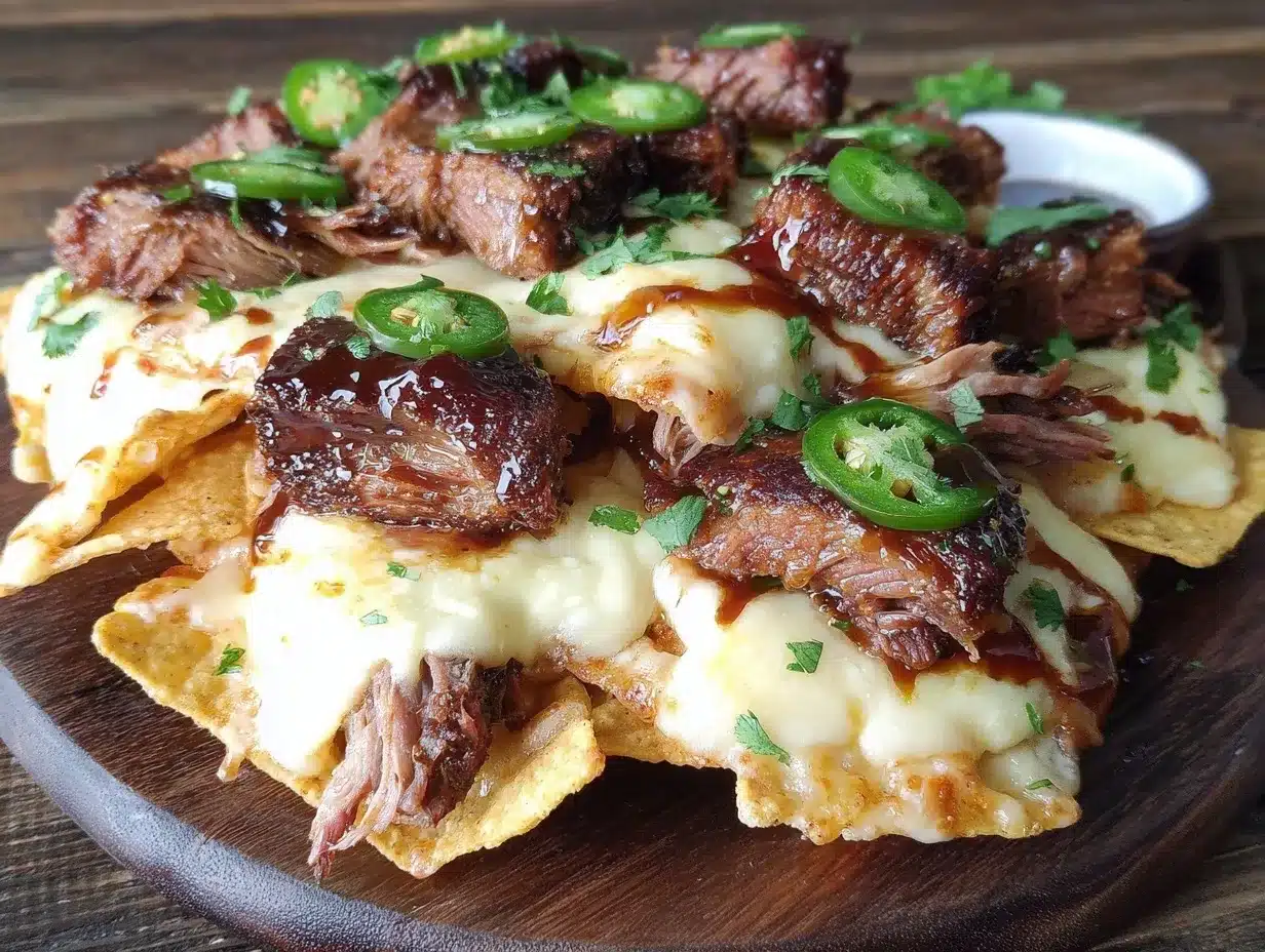 smoked brisket nachos preparation steps