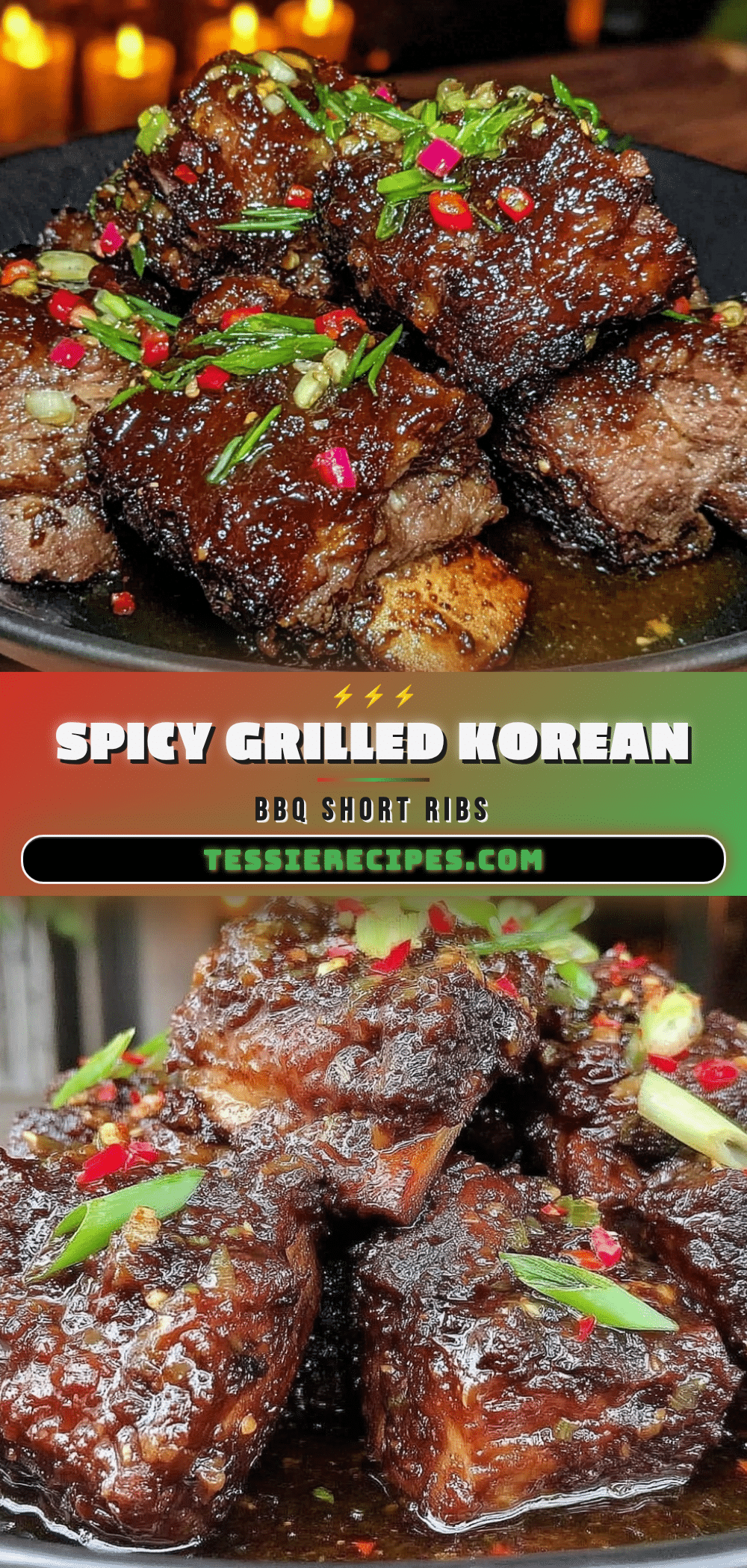 spicy korean bbq beef short ribs recipe