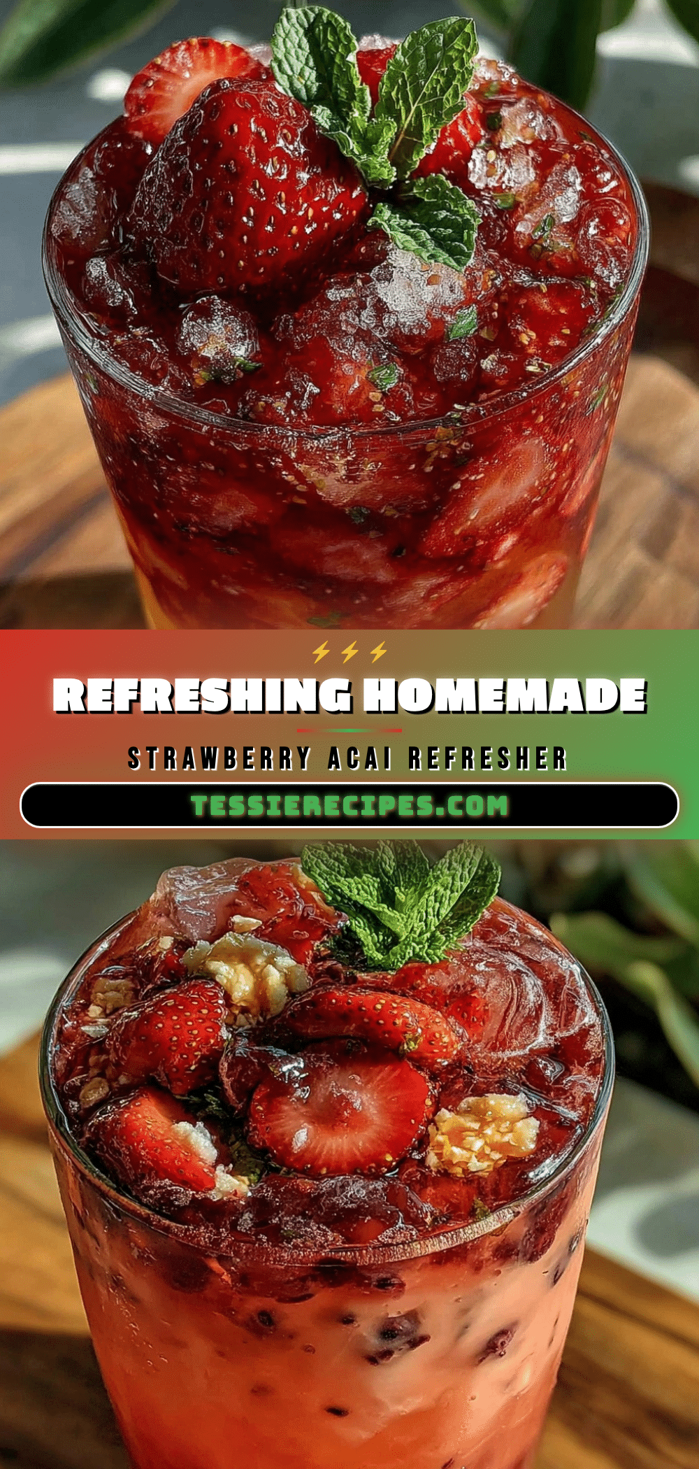 strawberry acai refresher recipe