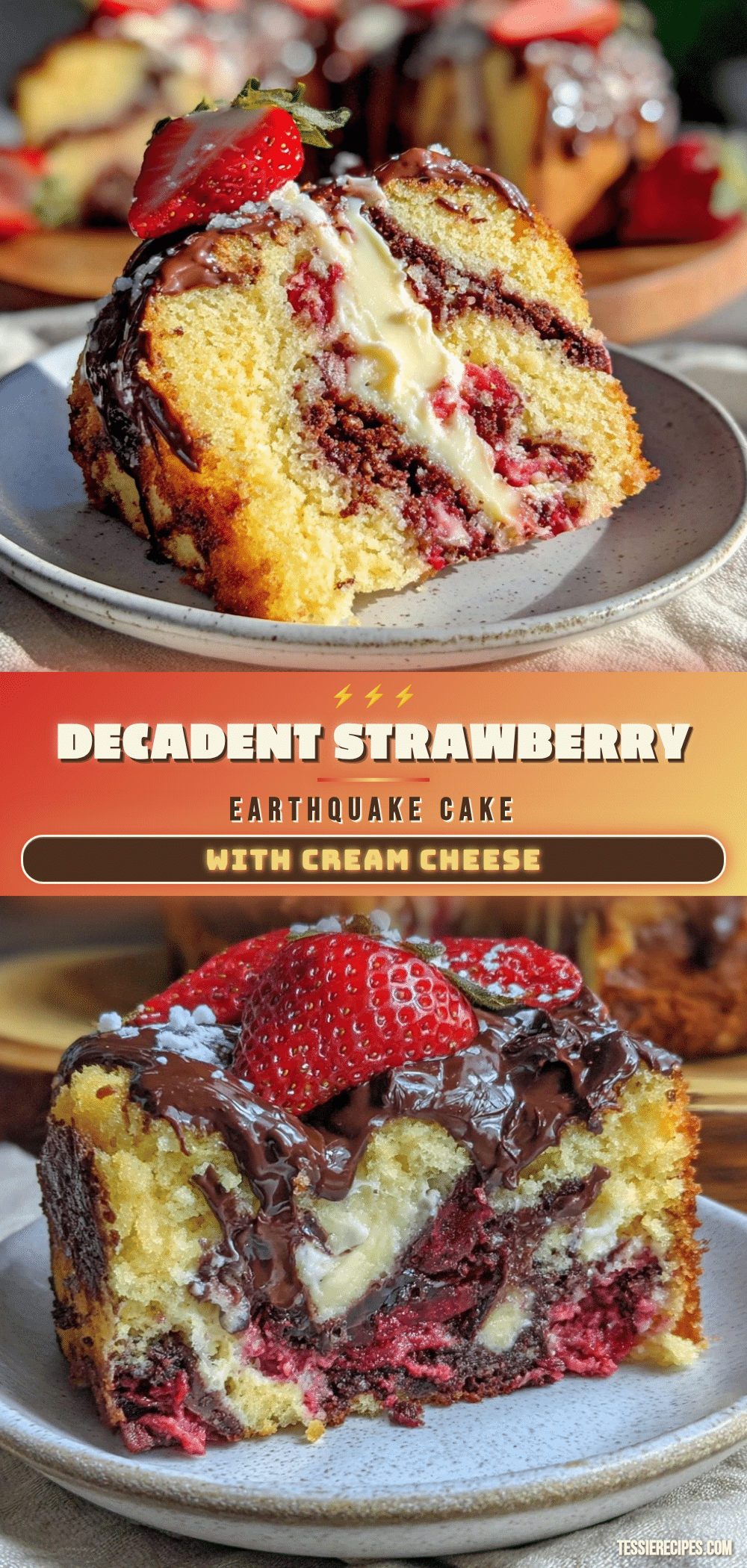 strawberry earthquake cake recipe