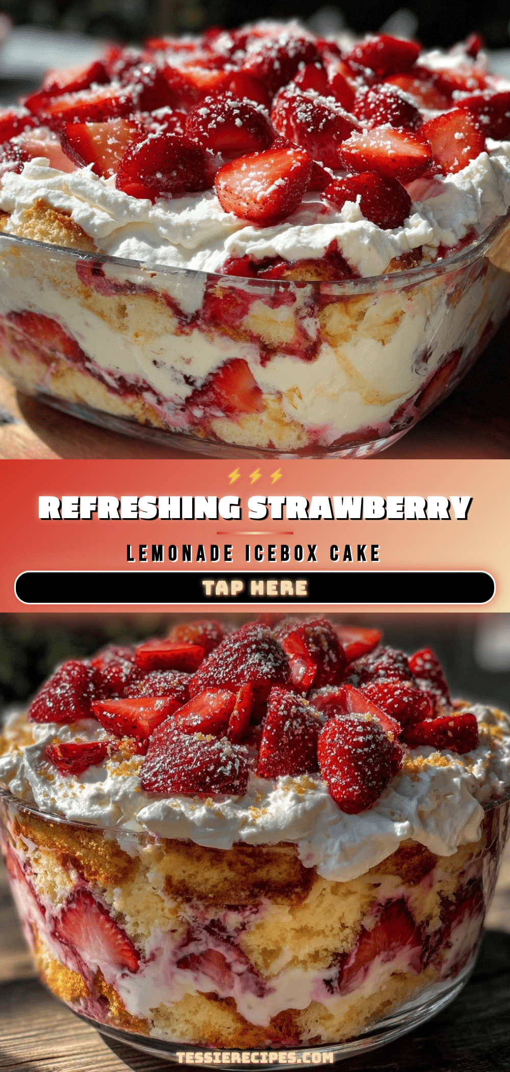 strawberry lemonade icebox cake recipe