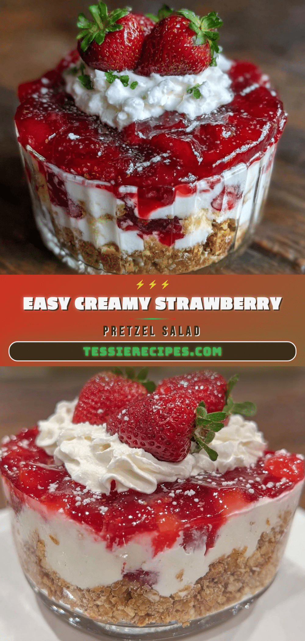 strawberry pretzel salad recipe