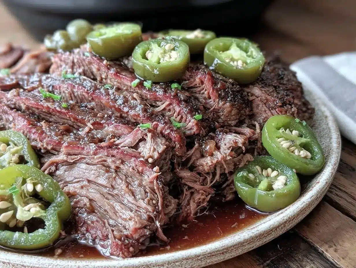 tender crockpot Mississippi pot roast preparation steps