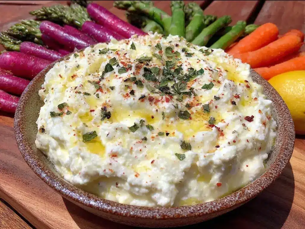 whipped feta dip - featured image