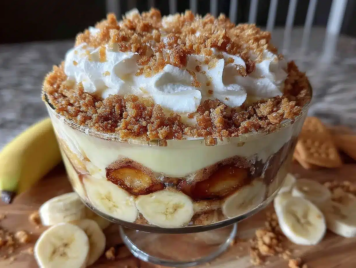banana pudding trifle preparation steps