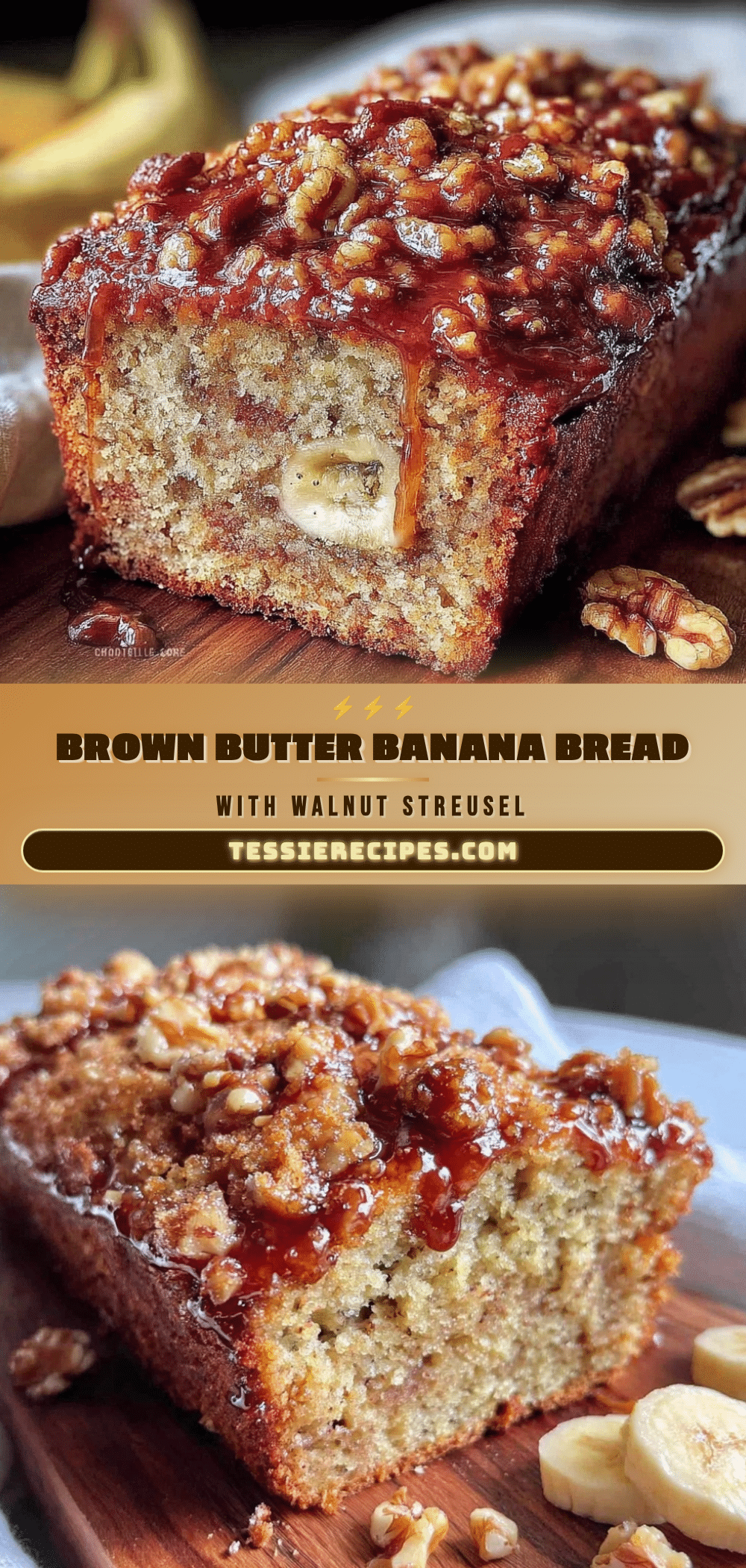 brown butter banana bread recipe
