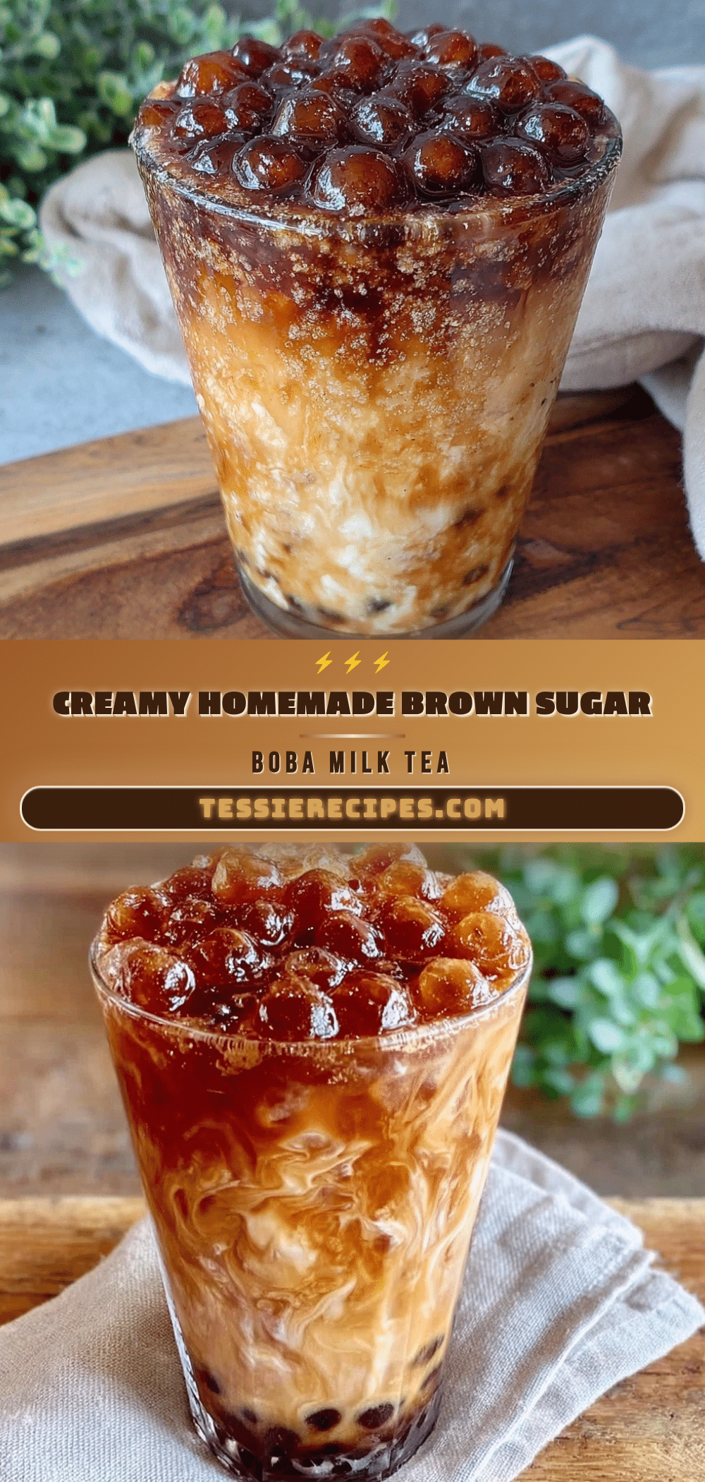 brown sugar boba milk tea recipe