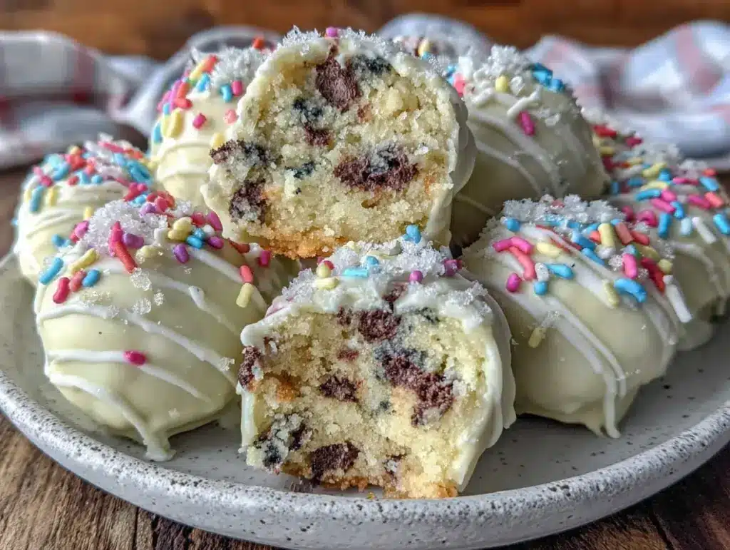 copycat milk bar birthday cake truffles - featured image