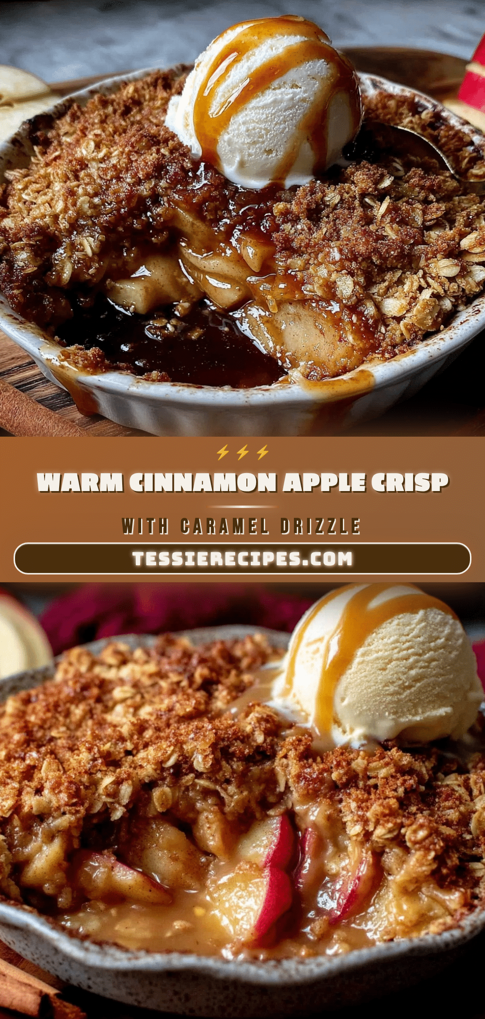 cozy cinnamon apple crisp recipe