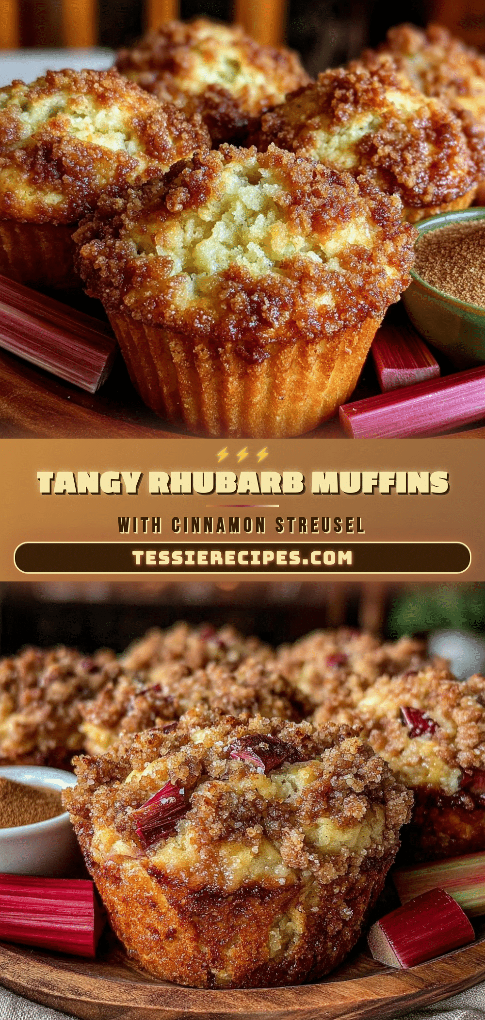 cozy rhubarb muffins recipe