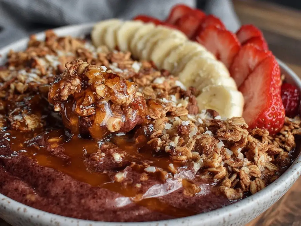 creamy acai bowl recipe - featured image