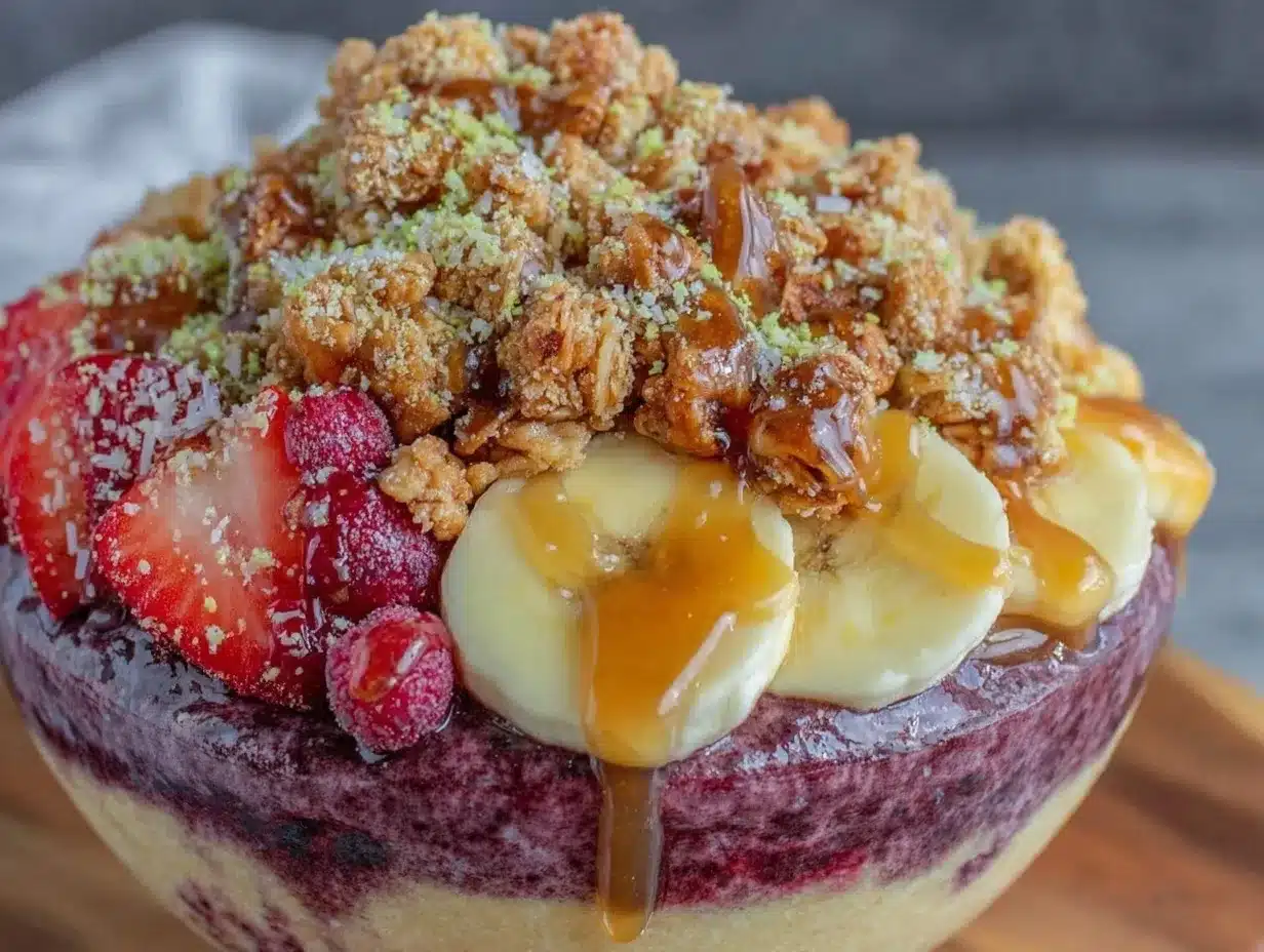 creamy acai bowl recipe preparation steps