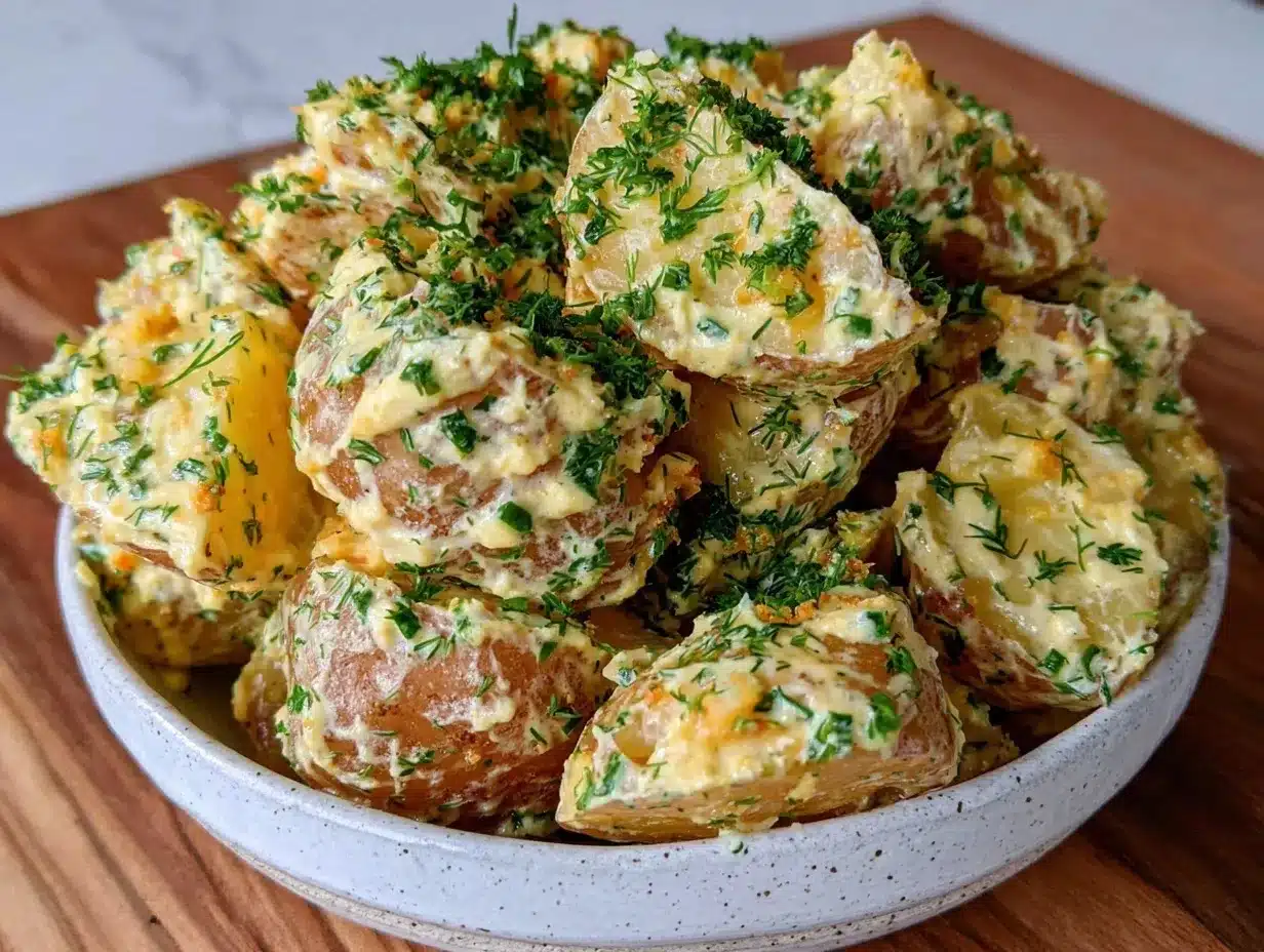 creamy classic potato salad preparation steps