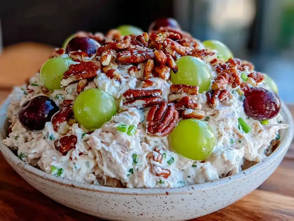 creamy classic southern chicken salad - featured image