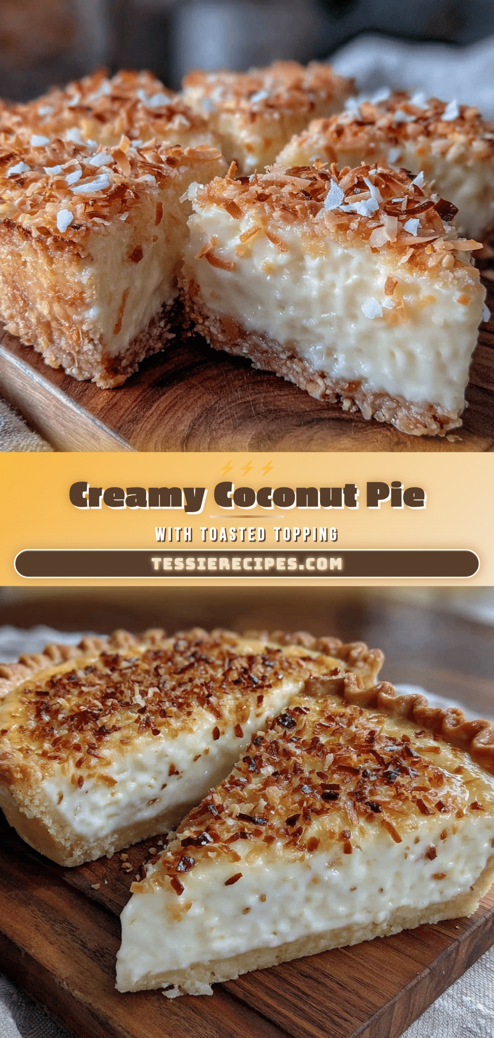creamy coconut cream pie recipe