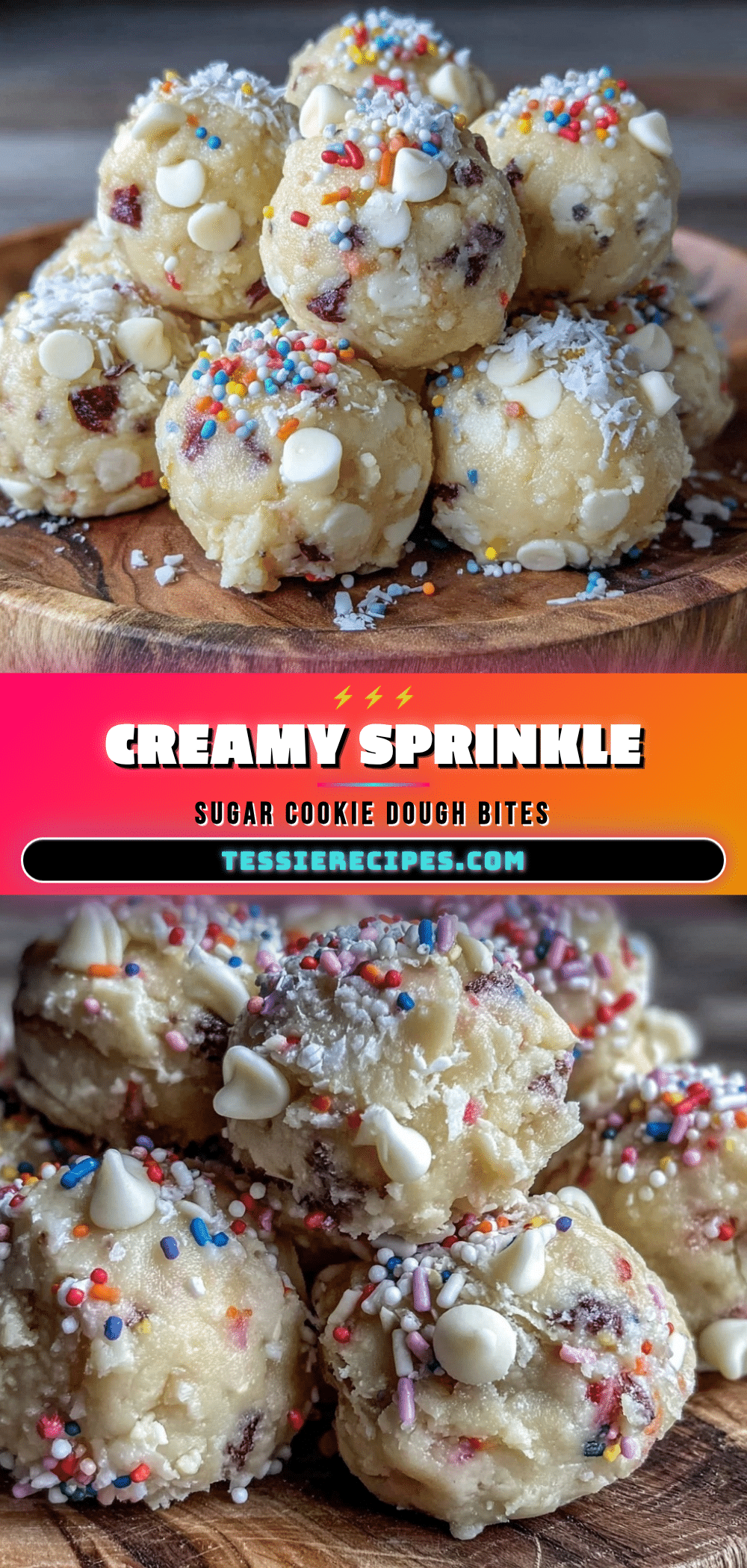 creamy edible sugar cookie dough bites recipe