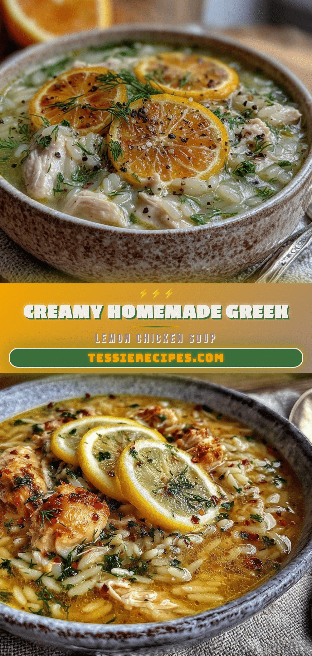 creamy greek lemon chicken soup avgolemono recipe