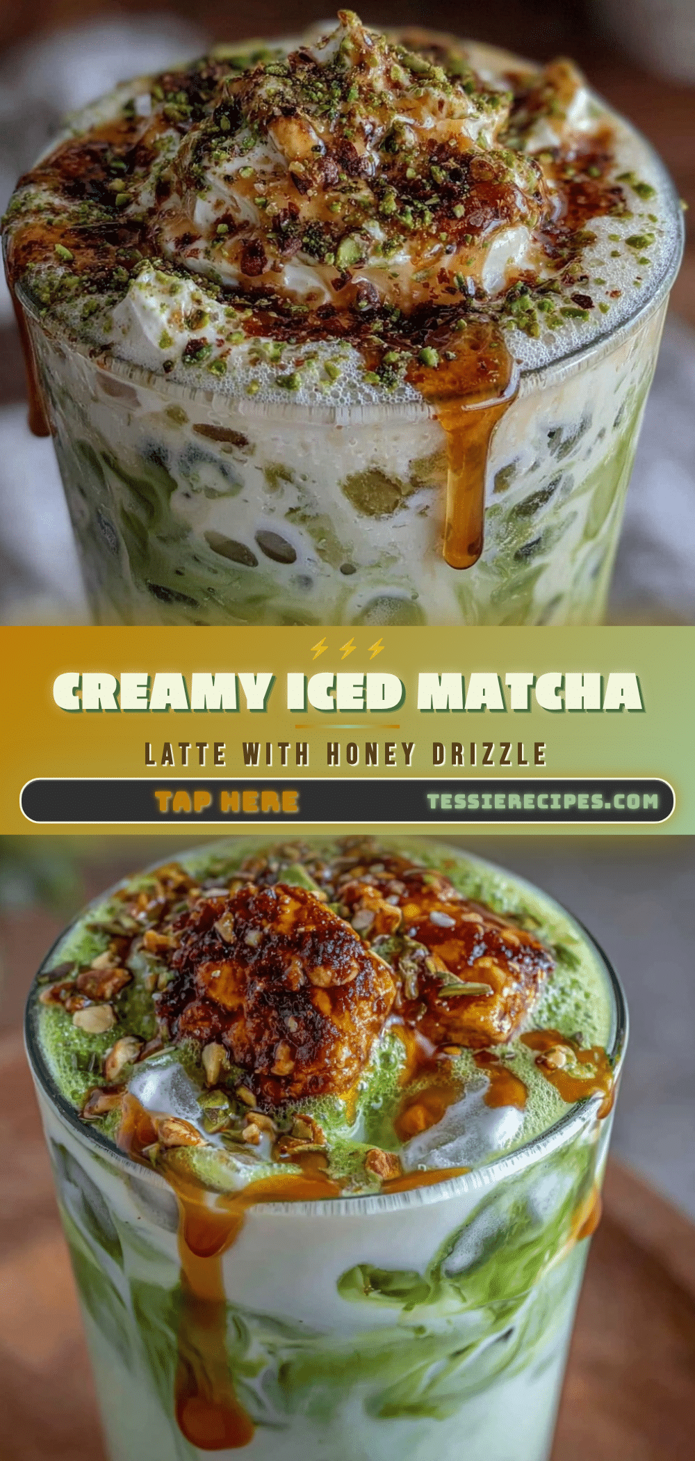 creamy iced matcha latte recipe