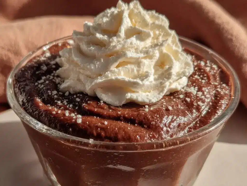 creamy old-fashioned chocolate pudding - featured image