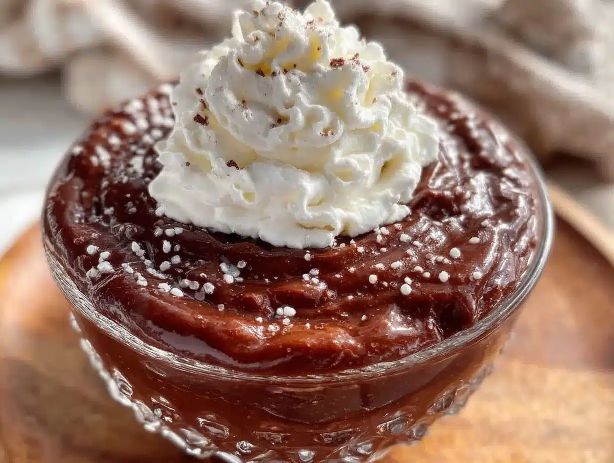 creamy old-fashioned chocolate pudding preparation steps