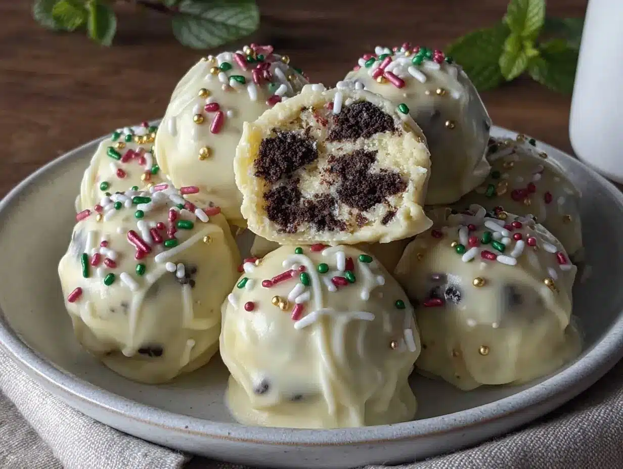 creamy Oreo truffles preparation steps