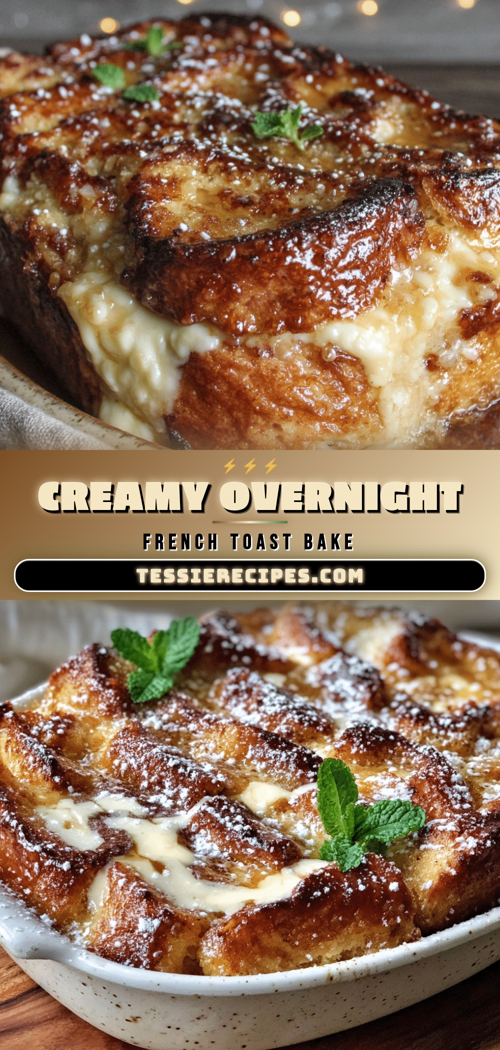creamy overnight french toast bake recipe