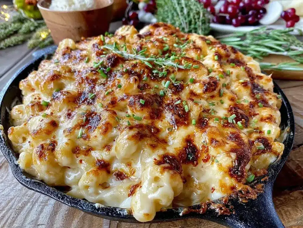 creamy smoked gouda mac and cheese - featured image