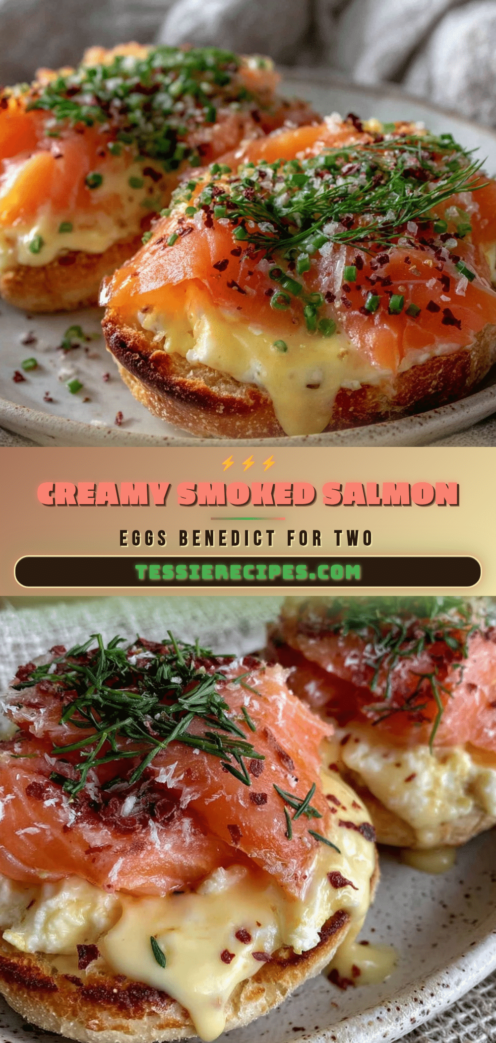 creamy smoked salmon eggs benedict recipe