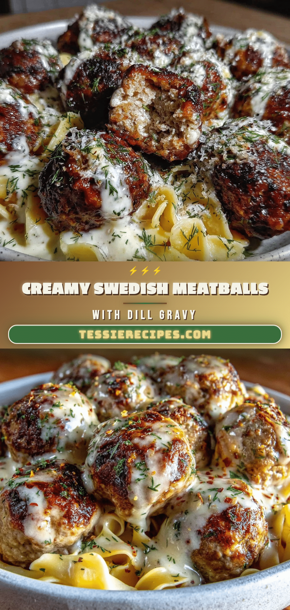 creamy swedish meatballs in dill gravy recipe